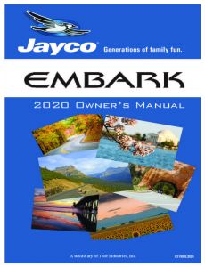 2020 Embark Owner's Manual